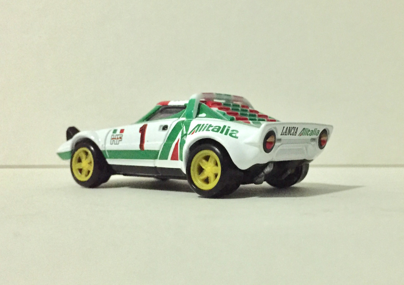 Illustration for article titled Tomica Thursday: Lancia Stratos HF Rally by Tomica Premium